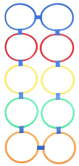 Agility Circles preskakovacie obruče, nastaviteľné - AC1