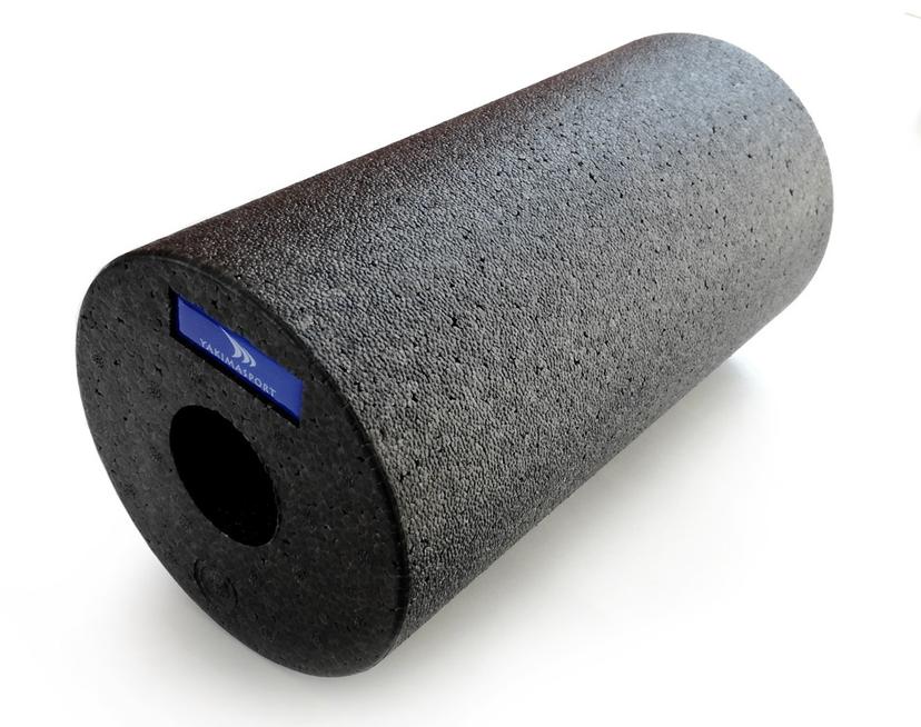 Masážny valec Yakimasport hladký 30 cm - čierny - 100211