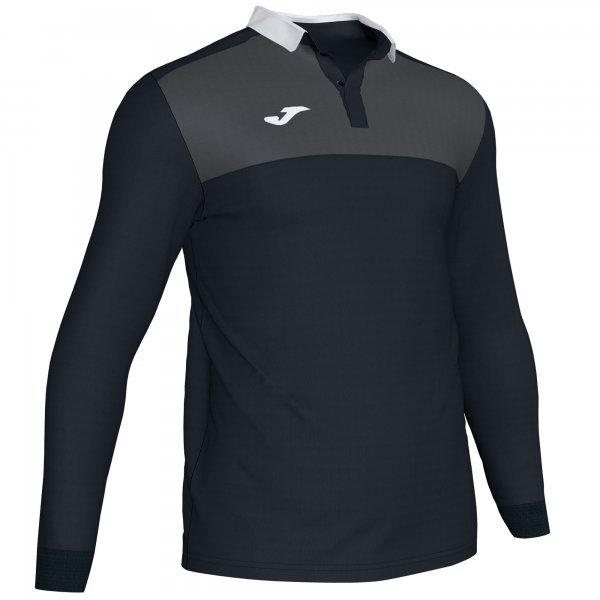 POLO SHIRT WINNER II BLACK-ANTRACITE L/S - 101332.1102XS_379802