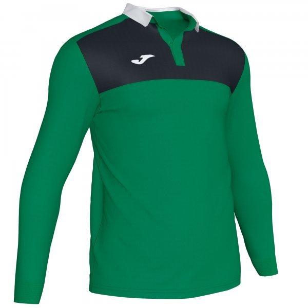 POLO SHIRT WINNER II GREEN-BLACK L/S - 101332.4512XS_379817