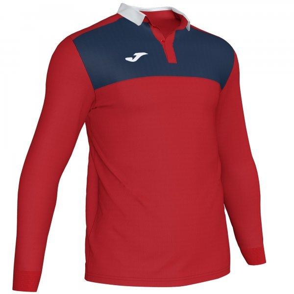POLO SHIRT WINNER II RED-DARK NAVY L/S - 101332.6033XS_379824