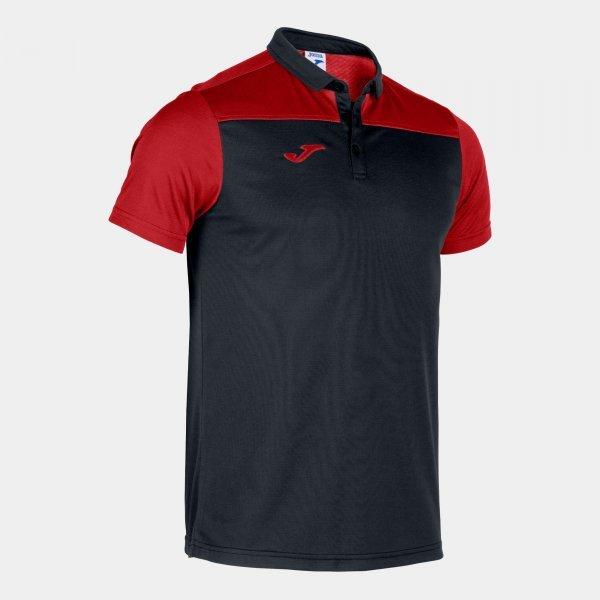 POLO SHIRT HOBBY II BLACK-RED S/S - 101371.1062XS_380067