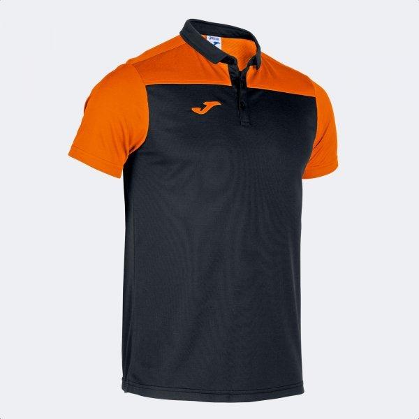 HOBBY II SHORT SLEEVE POLO BLACK ORANGE - 101371.1082XL_380072