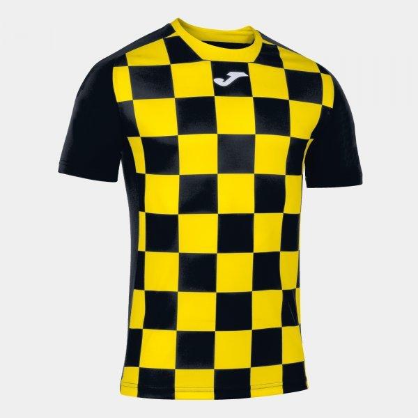 FLAG II T-SHIRT BLACK-YELLOW S/S - 101465.1092XS_380242