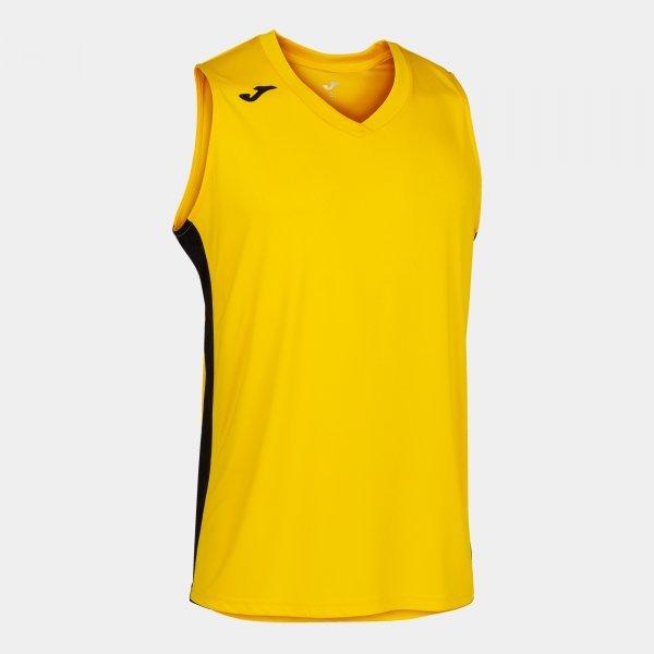 CANCHA III T-SHIRT YELLOW-BLACK SLEEVELESS - 101573.9012XS_380331
