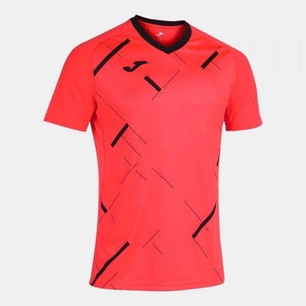 TIGER III SHORT SLEEVE T-SHIRT FLUOR CORAL BLACK - 101903.041S_275630