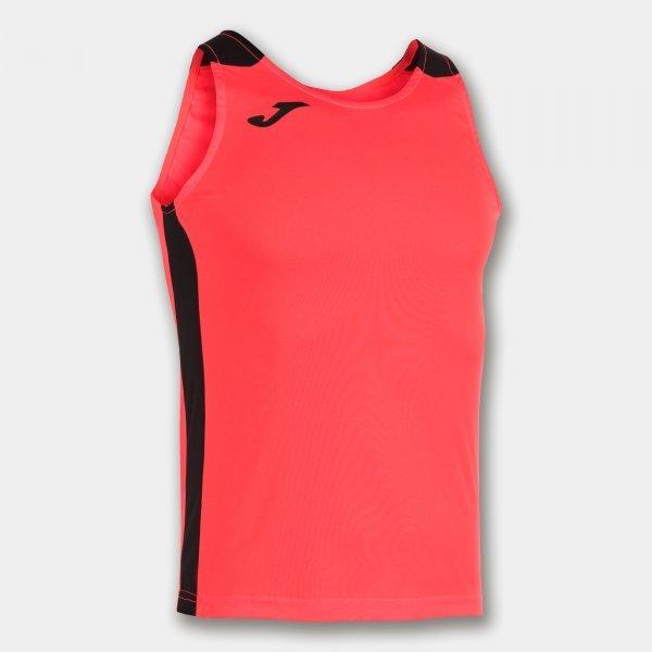 RECORD II TANK TOP FLUOR CORAL BLACK - 102222.0412XL_383906