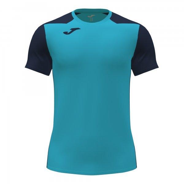 RECORD II SHORT SLEEVE T-SHIRT FLUOR TURQUOISE-NAVY - 102223.0132XS_383983