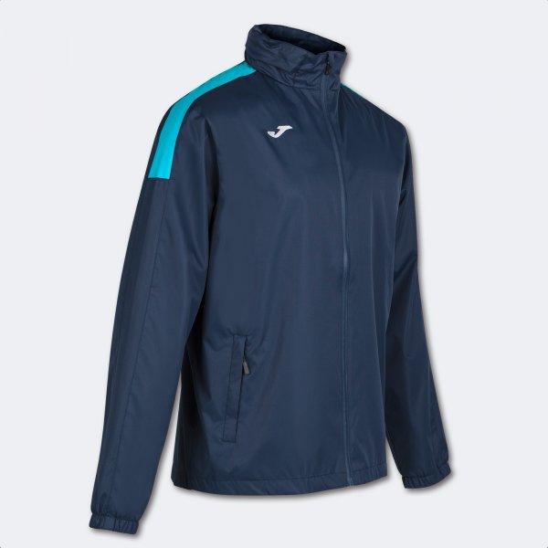 TRIVOR RAINCOAT NAVY FLUOR TURQUOISE - 102261.3422XL_384915