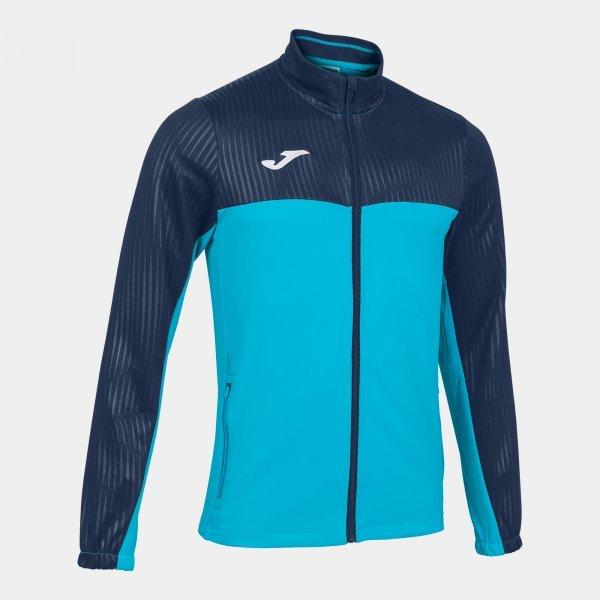 MONTREAL FULL ZIP SWEATSHIRT FLUOR TURQUOISE-NAVY - 102744.0132XS_386070