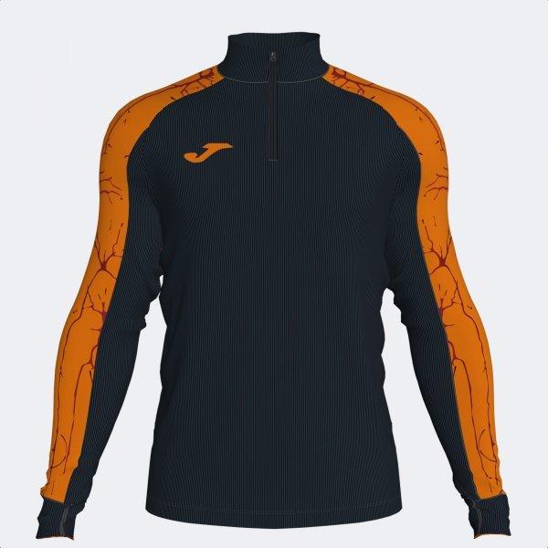 ELITE IX SWEATSHIRT BLACK ORANGE - 102756.1082XS_386803