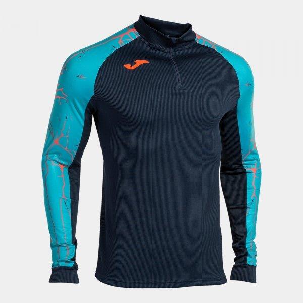 ELITE IX SWEATSHIRT NAVY TURQUOISE - 102756.3342XS_386824