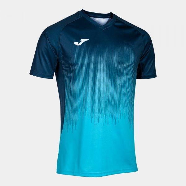 TIGER IV SHORT SLEEVE T-SHIRT FLUOR TURQUOISE-NAVY - 102764.0135XS_386842