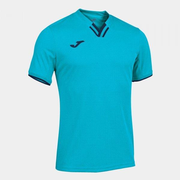 TOLETUM IV SHORT SLEEVE T-SHIRT FLUOR TURQUOISE-NAVY - 102765.0132XL_386856