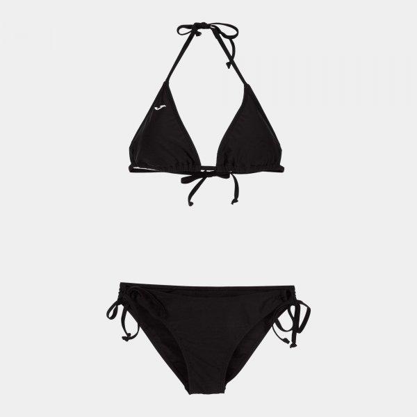 SANTA MÓNICA BIKINI TOP + SWIMMING BOTTOMS BLACK - 300008.100L_403810
