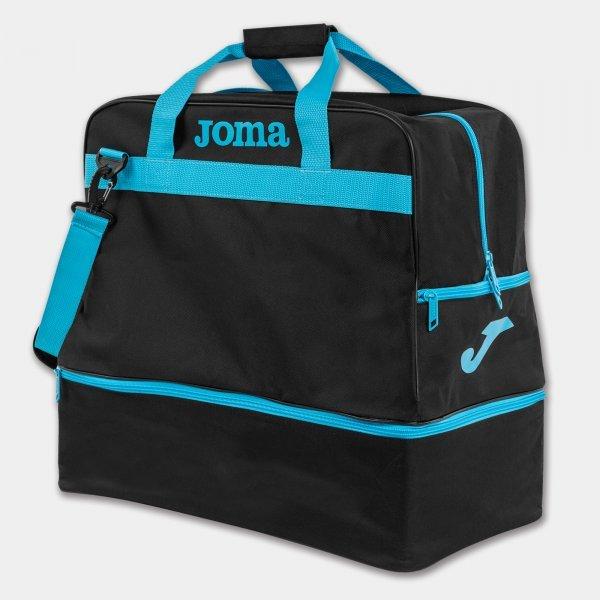 BAG TRAINING III BLACK-FLUOR TURQUOISE -LARGE- - 400007.116S_403908