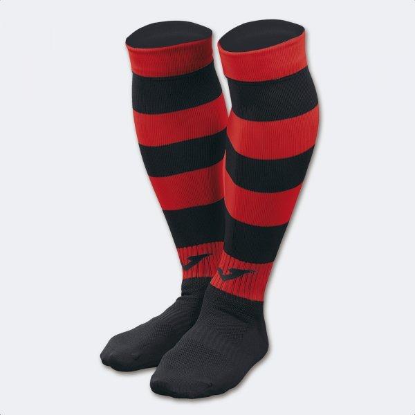 FOOTBALL SOCKS ZEBRA II BLACK-RED - 400378.106S17_404338