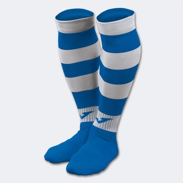 FOOTBALL SOCKS ZEBRA II ROYAL-WHITE - 400378.702S17_404354