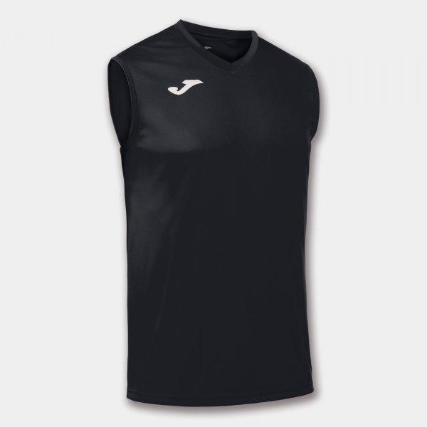 SLEEVELESS T-SHIRT COMBI BLACK - 100436.1002XS_377484