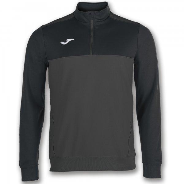 SWEATSHIRT 1/2 ZIP WINNER DARK GREY-BLACK - 100947.1512XL_378803