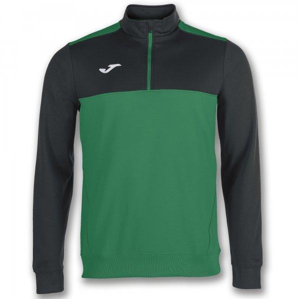 SWEATSHIRT 1/2 ZIP WINNER GREEN-BLACK - 100947.4012XL_271263