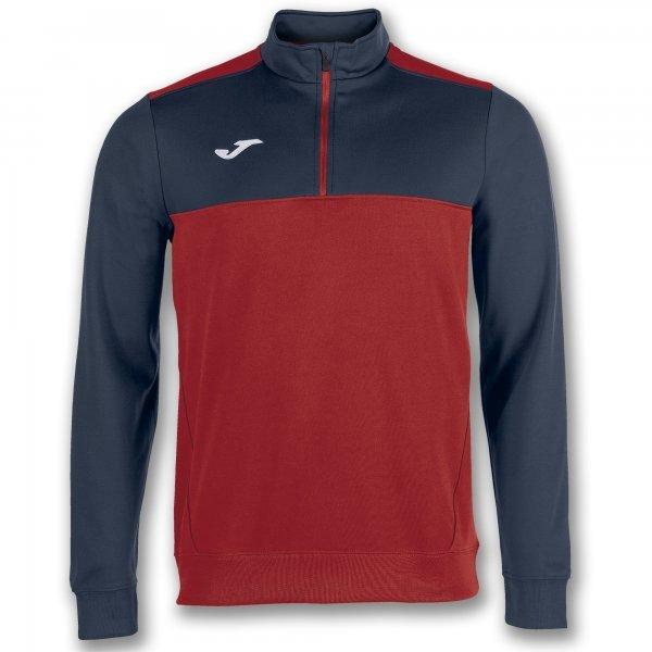 SWEATSHIRT 1/2 ZIP WINNER RED-NAVY BLUE - 100947.6032XL_378842