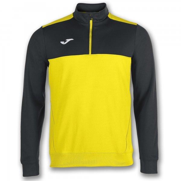 SWEATSHIRT 1/2 ZIP WINNER YELLOW-BLACK - 100947.9012XL_271321