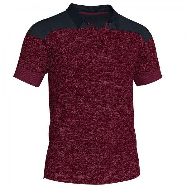 POLO SHIRT WINNER II COTTON BURGUNDY-BLACK  S/S - 101282.6722XS_379369