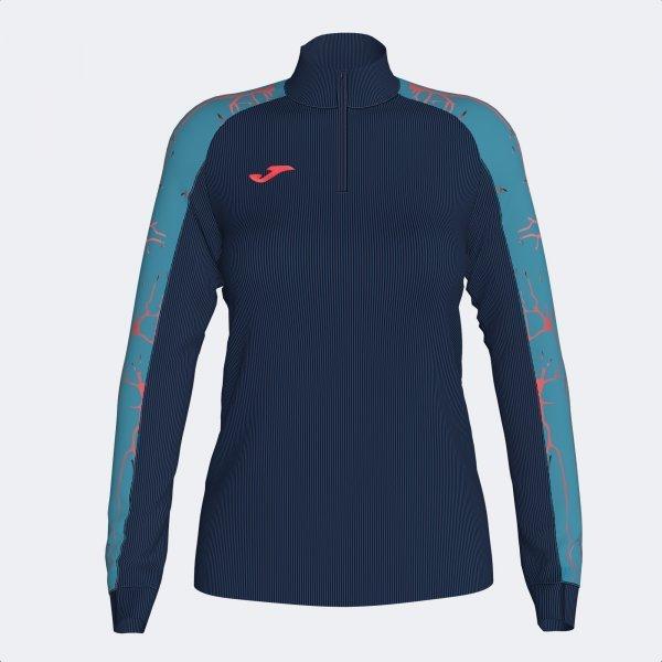 ELITE IX SWEATSHIRT NAVY TURQUOISE - 901649.3342XS_410463