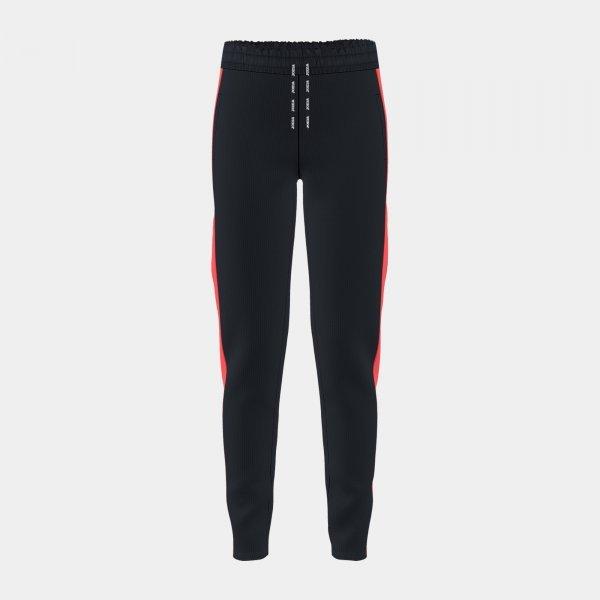 STRIPE LONG PANTS BLACK FLUOR CORAL - 500422.1194XS_332492
