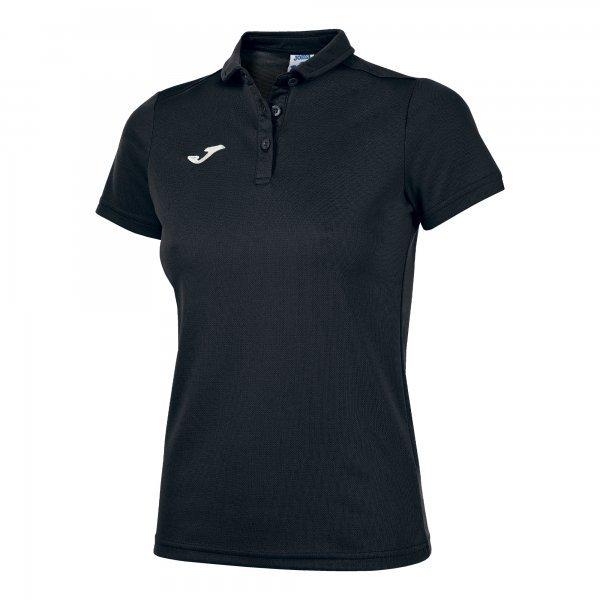 HOBBY WOMEN POLO SHIRT BLACK S/S - 900247.1002XL_406600