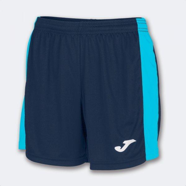MAXI SHORT DARK NAVY-FLUOR TURQUOISE - 901142.3422XS_408298
