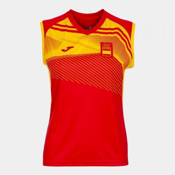 FREE TIME T-SHIRT COE RED WOMAN SLEEVELESS - CE.9011266094XL_338033