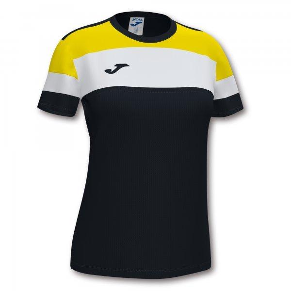 CREW IV COTTON T-SHIRT BLACK-YELLOW S/S - 901043.1092XS_407674