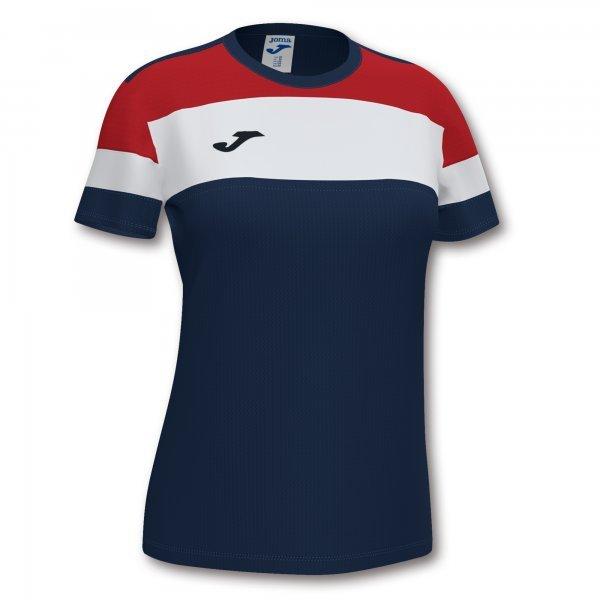 CREW IV COTTON T-SHIRT DARK NAVY-RED S/S - 901043.3362XS_407682