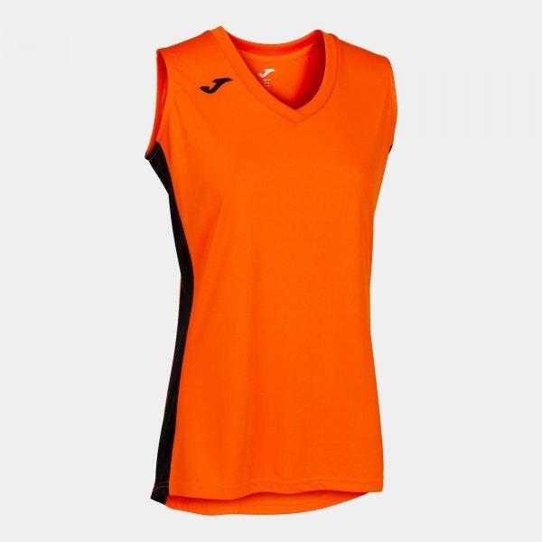 CANCHA III T-SHIRT ORANGE-BLACK SLEEVELESS - 901129.8812XS_407916