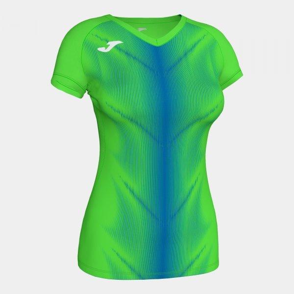 OLIMPIA T-SHIRT FLUOR GREEN-ROYAL S/S WOMAN - 900933.0272XS_407629
