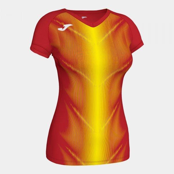 OLIMPIA T-SHIRT RED-YELLOW S/S WOMAN - 900933.6092XS_407637