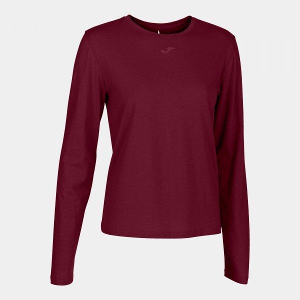 ORGANIC LONG SLEEVE T-SHIRT BURGUNDY - 901611.651L_410146