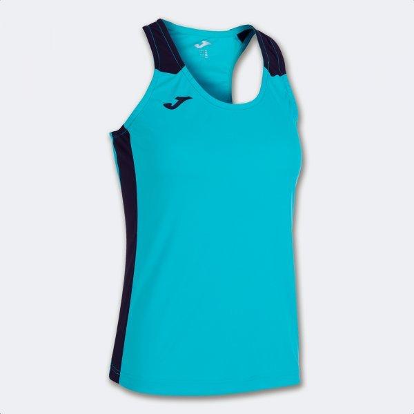 RECORD II TANK TOP FLUOR TURQUOISE-NAVY - 901396.0132XL_409301