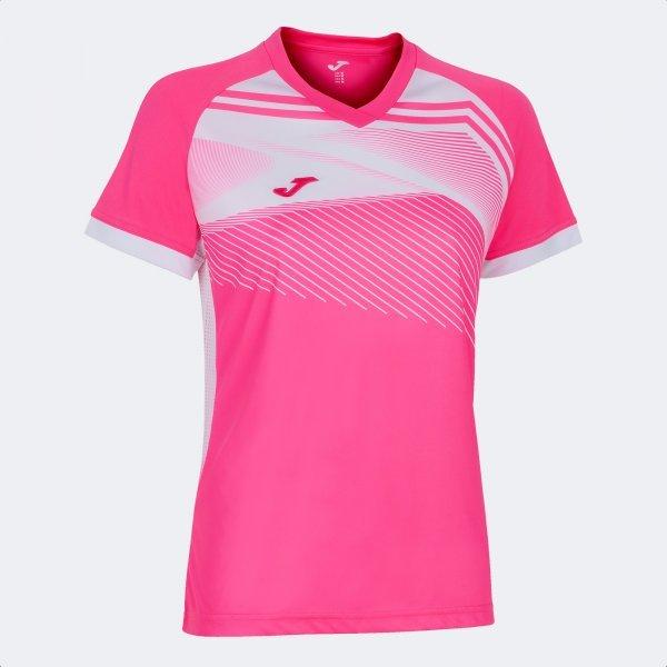 SUPERNOVA II T-SHIRT FLUOR PINK-WHITE S/S - 901066.030L_407766