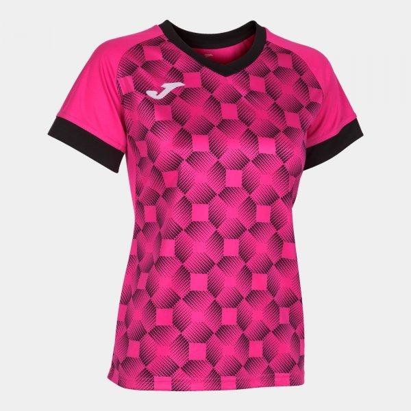 SUPERNOVA III SHORT SLEEVE T-SHIRT FLUOR PINK BLACK - 901431.0312XS_409899