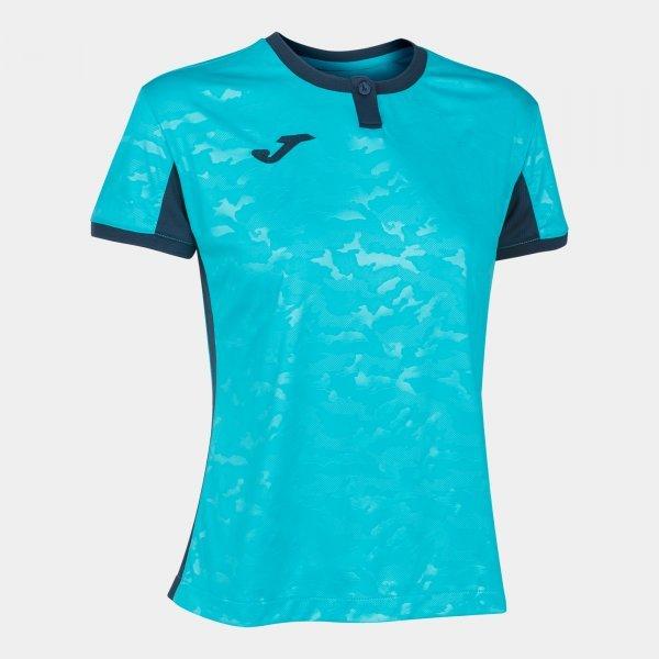 TOLETUM II T-SHIRT FLUOR TURQUOISE-DARK NAVY S/S - 901045.0132XS_407686