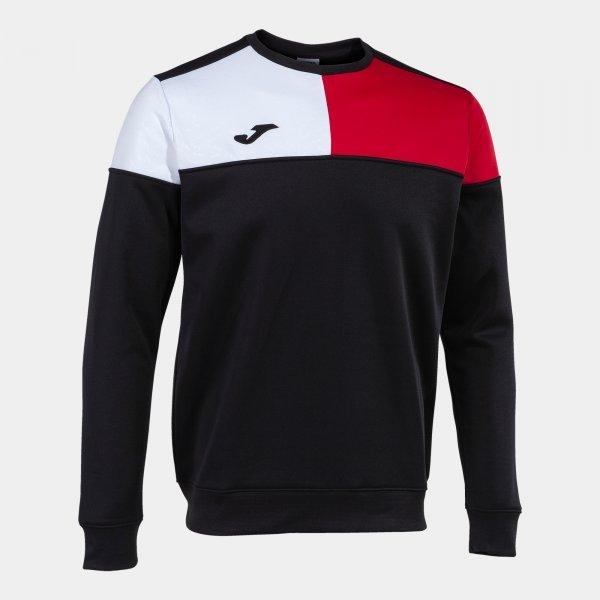 CREW V SWEATSHIRT BLACK RED - 103085.1065XS_328685