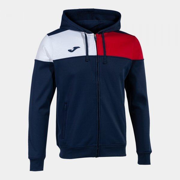 CREW V ZIP-UP HOODIE NAVY RED - 103087.3363XS_424677