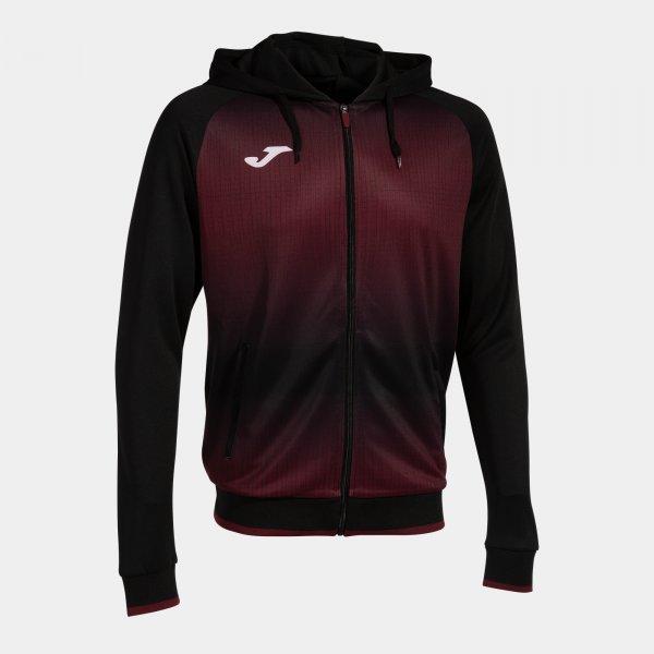 TIGER V ZIP-UP HOODIE BLACK BURGUNDY - 103236.1152XL_391670