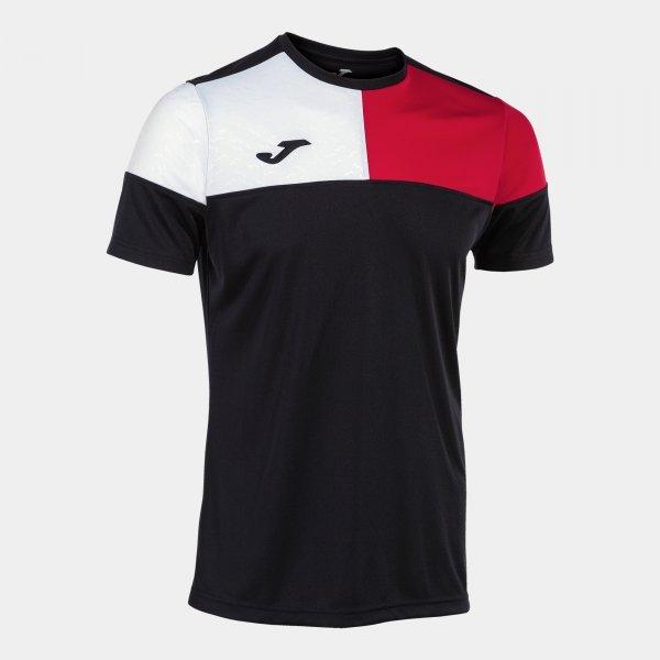 CREW V SHORT SLEEVE T-SHIRT BLACK RED - 103084.1062XS_389102