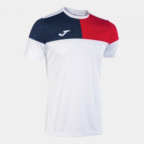 CREW V SHORT SLEEVE T-SHIRT WHITE RED - 103084.2062XL_389122