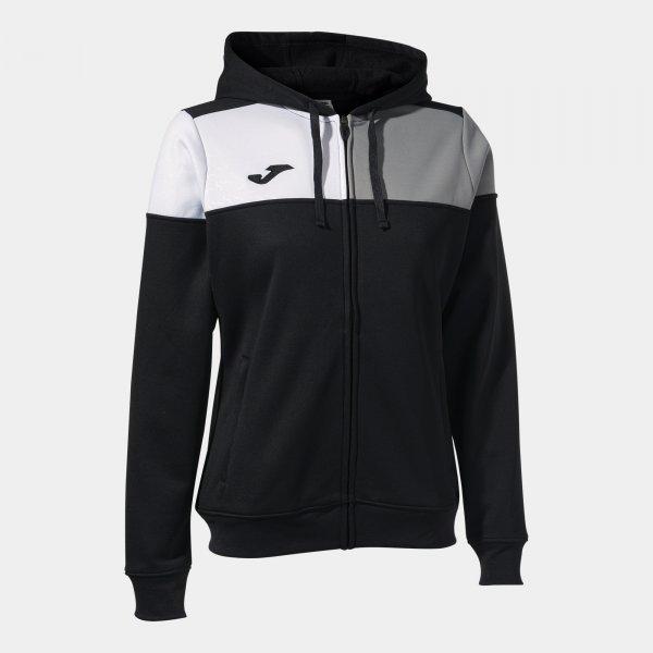 CREW V ZIP-UP HOODIE BLACK GREY - 901863.1112XS_411921