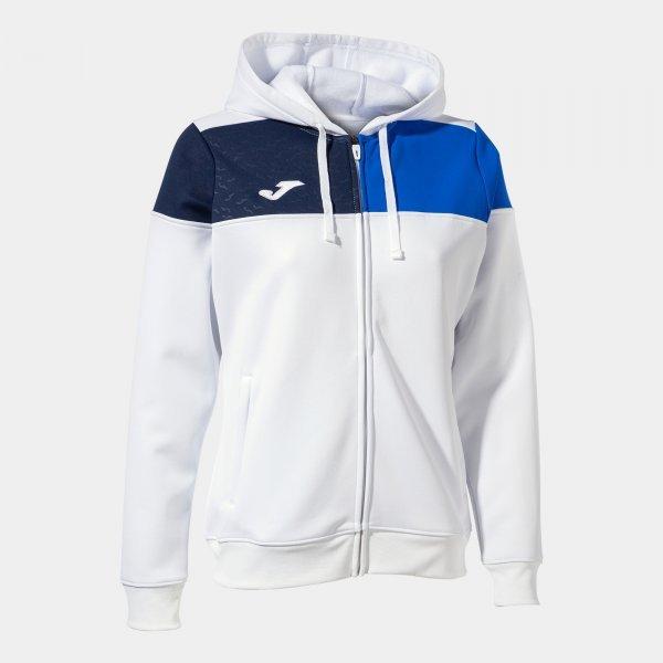 CREW V ZIP-UP HOODIE WHITE ROYAL - 901863.207XL_361427